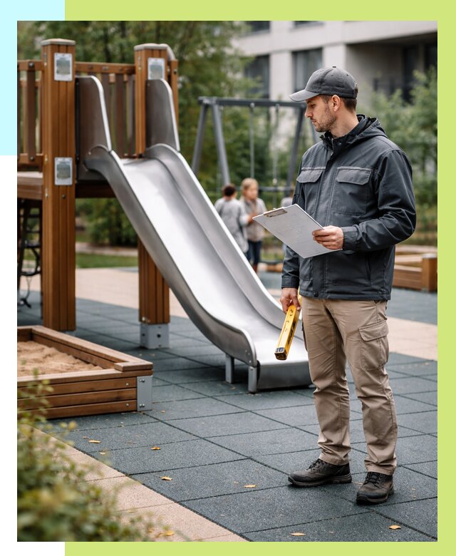 Сертификация детских площадок в Жигулёвске от 25298 р. | Алешин-Жгл