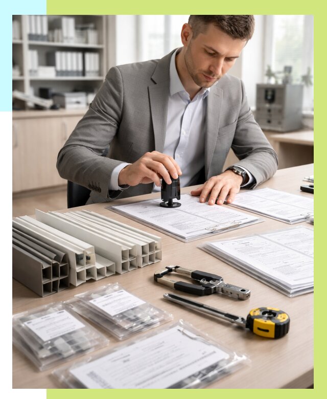 Сертификация ПВХ продукции в Жигулёвске от 8601 р., Алешин-Жгл