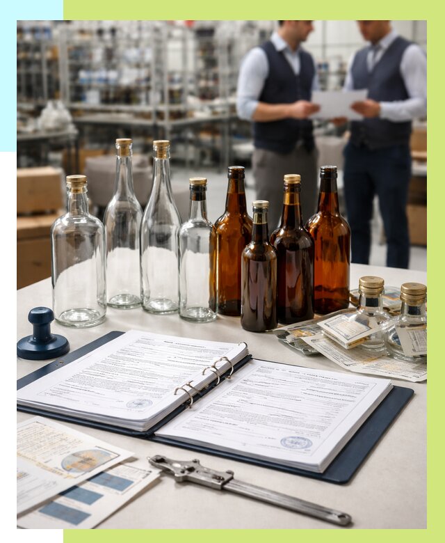 Сертификация стеклянных бутылок в Жигулёвске от 25298 р. | Алешин-Жгл
