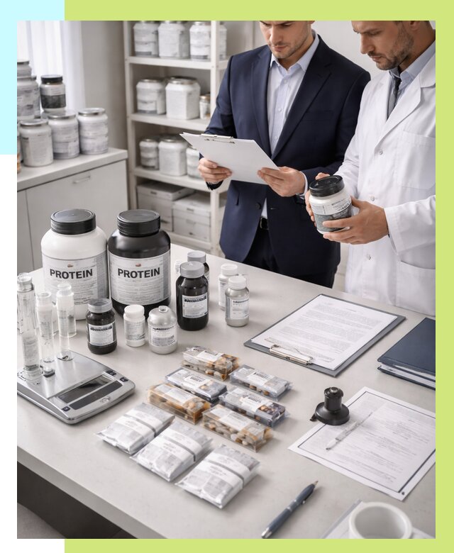 Сертификация спортивного питания в Жигулёвске от 15179 р., Алешин-Жгл