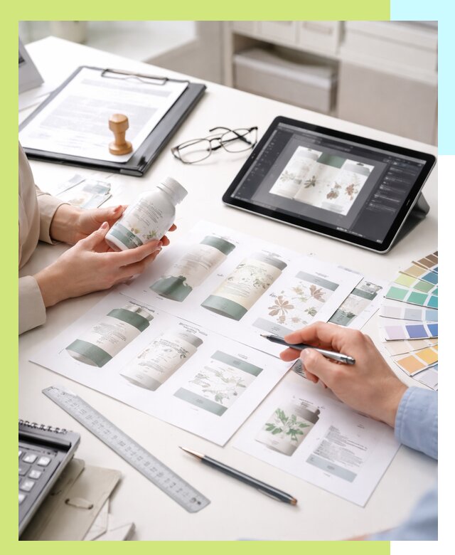 Профессиональная разработка дизайна и текста этикетки продукции в Жигулёвске