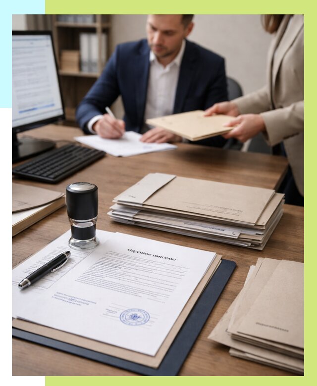 Отказное письмо для таможни в Жигулёвске от 3036 р, Алешин-Жгл