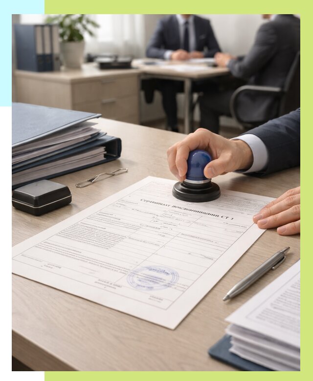 Сертификат происхождения СТ 1 в Жигулёвске от 4554 р. | Алешин-Жгл