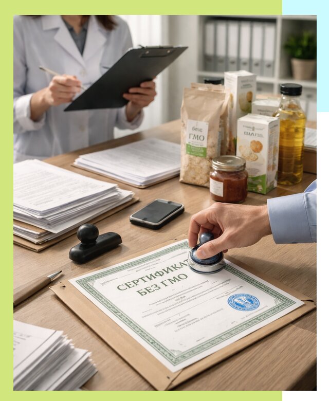 Получение сертификата Без ГМО для продукции в Жигулёвске