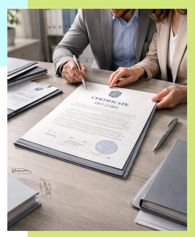 Сертификат ISO 22301 в Жигулёвске от 45536 р. | Алешин-Жгл срочно